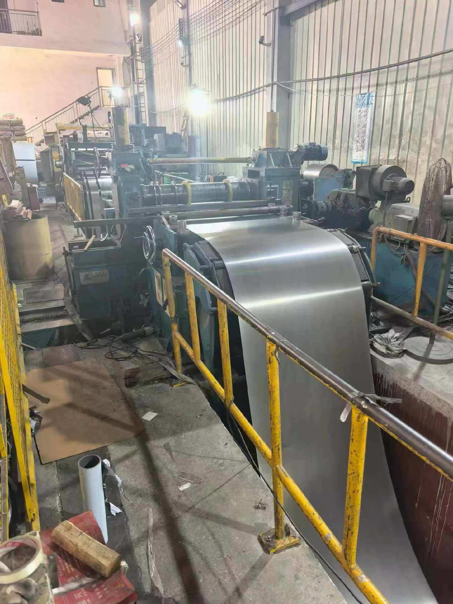 Used 1050mm Full Hydraulic Slitting Line, 0.3-3.0mm used slitting line photo